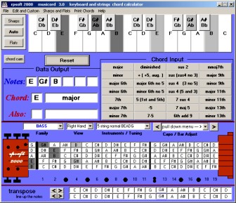 5 String Bass Guitar Notes Chart