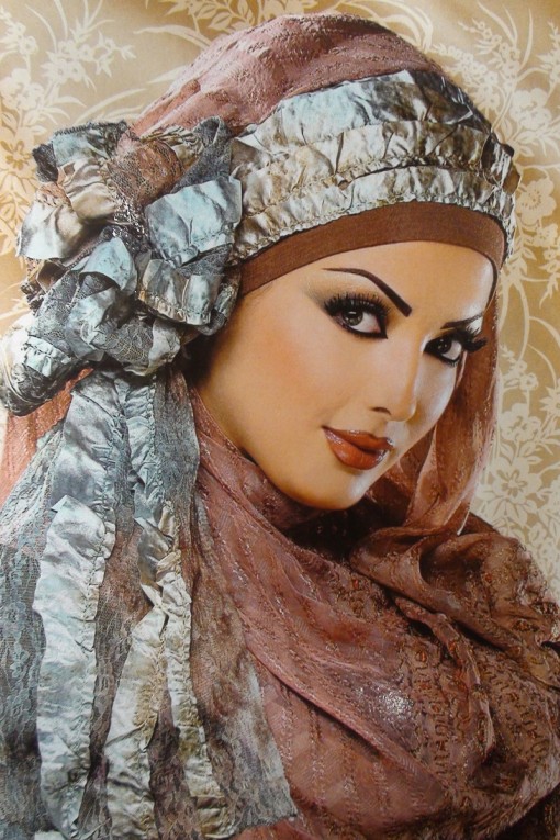 Arabic Hijab Styles 2012