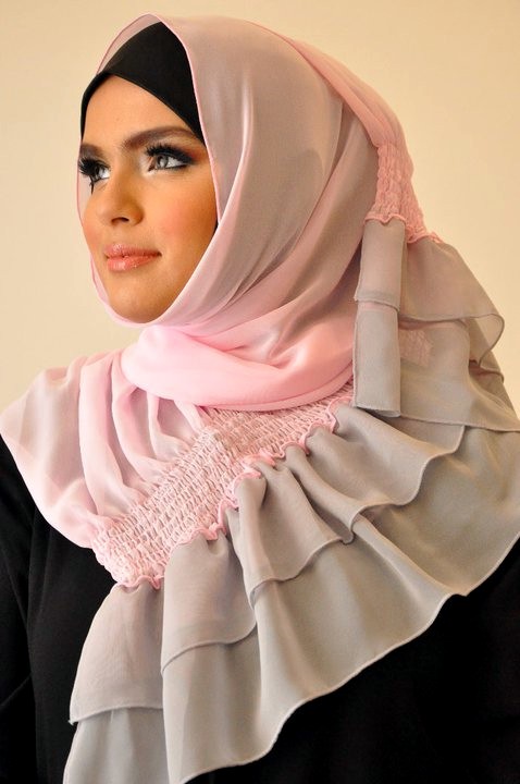 Arabic Hijab Styles 2012
