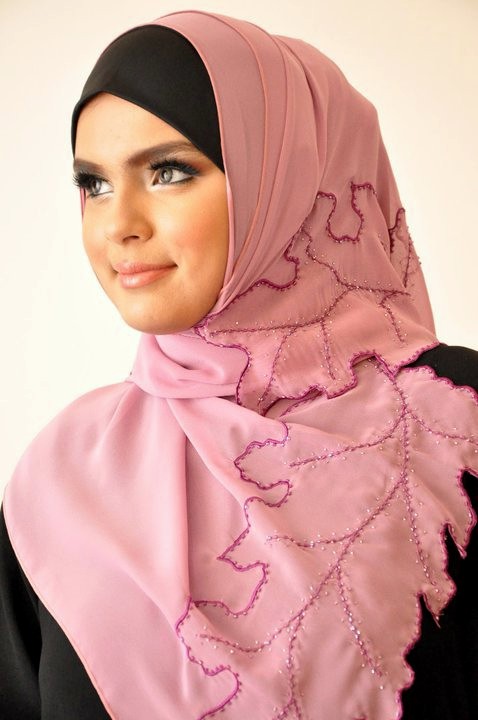 Arabic Hijab Styles 2012