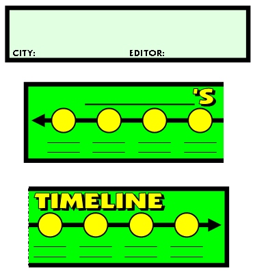 Autobiography Timeline Template For Kids