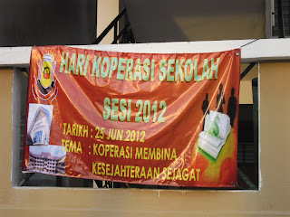 Banner Hari Koperasi Sekolah