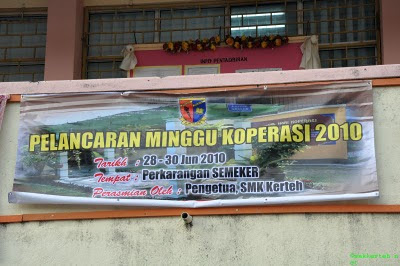 Banner Hari Koperasi Sekolah