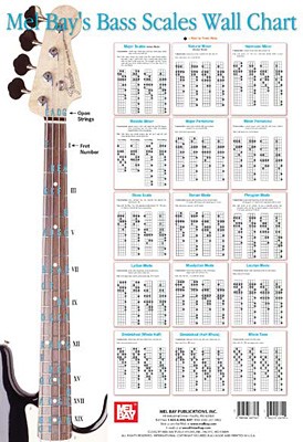 Bass Guitar Notes Chart Free