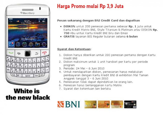 Bb Bold 9700 Putih