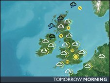 Bbc Weather Forecast Uk Map