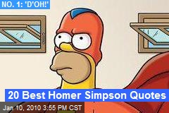 Best Homer Simpson Quotes