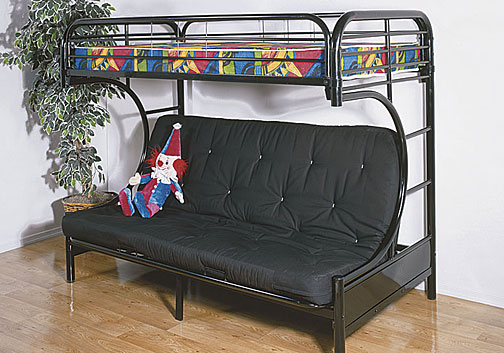 Black Futon Bunk Bed