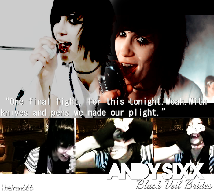 Black Veil Brides Andy Sixx Wallpaper