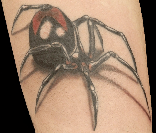 Black Widow Spider Tattoo Designs