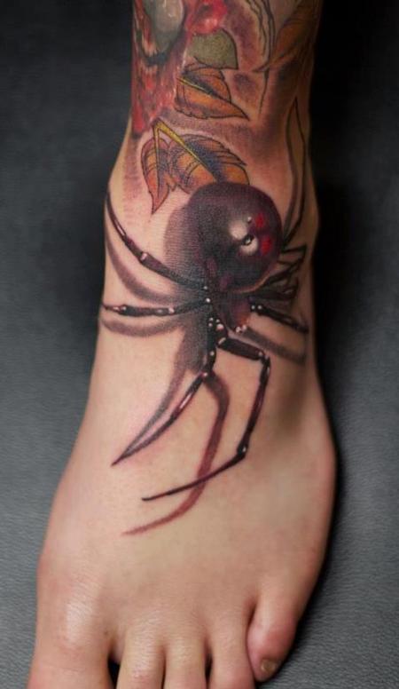 Black Widow Spider Tattoo