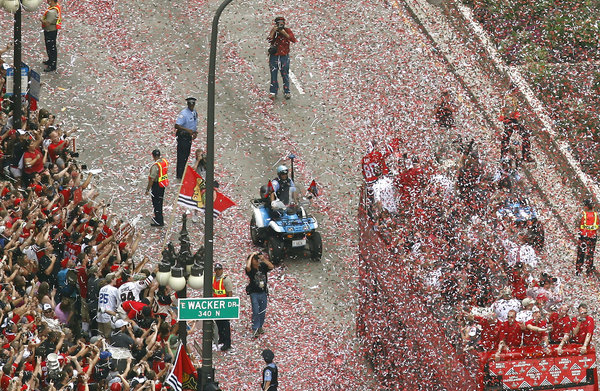 Blackhawks Parade 2010 Location