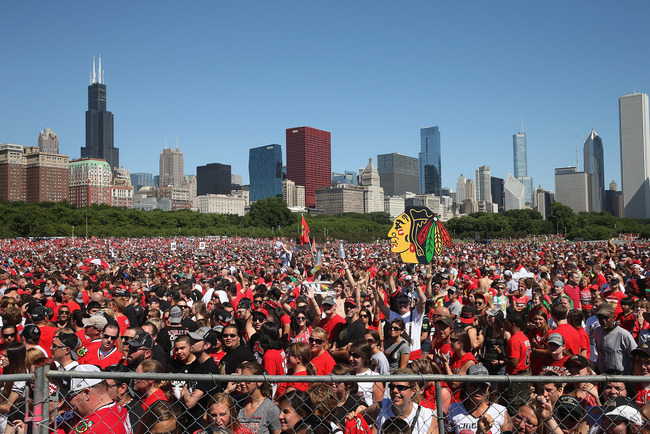 Blackhawks Parade 2013