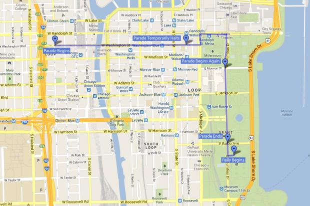 Blackhawks Parade Route And Schedule