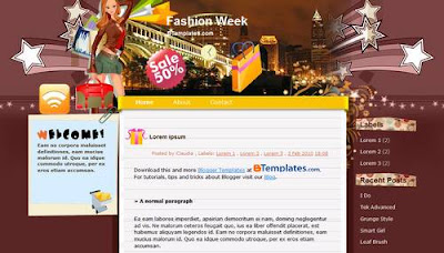 Blogspot Templates Fashion