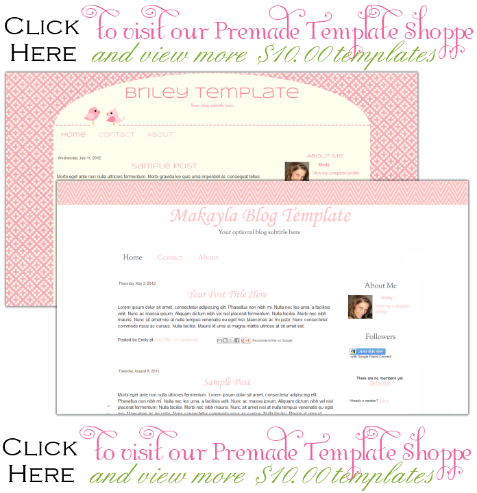 Blogspot Templates Pink