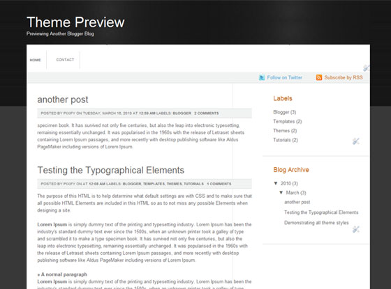 Blogspot Templates Simple