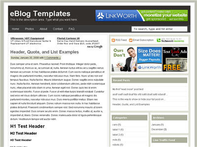 Blogspot Themes Free Download
