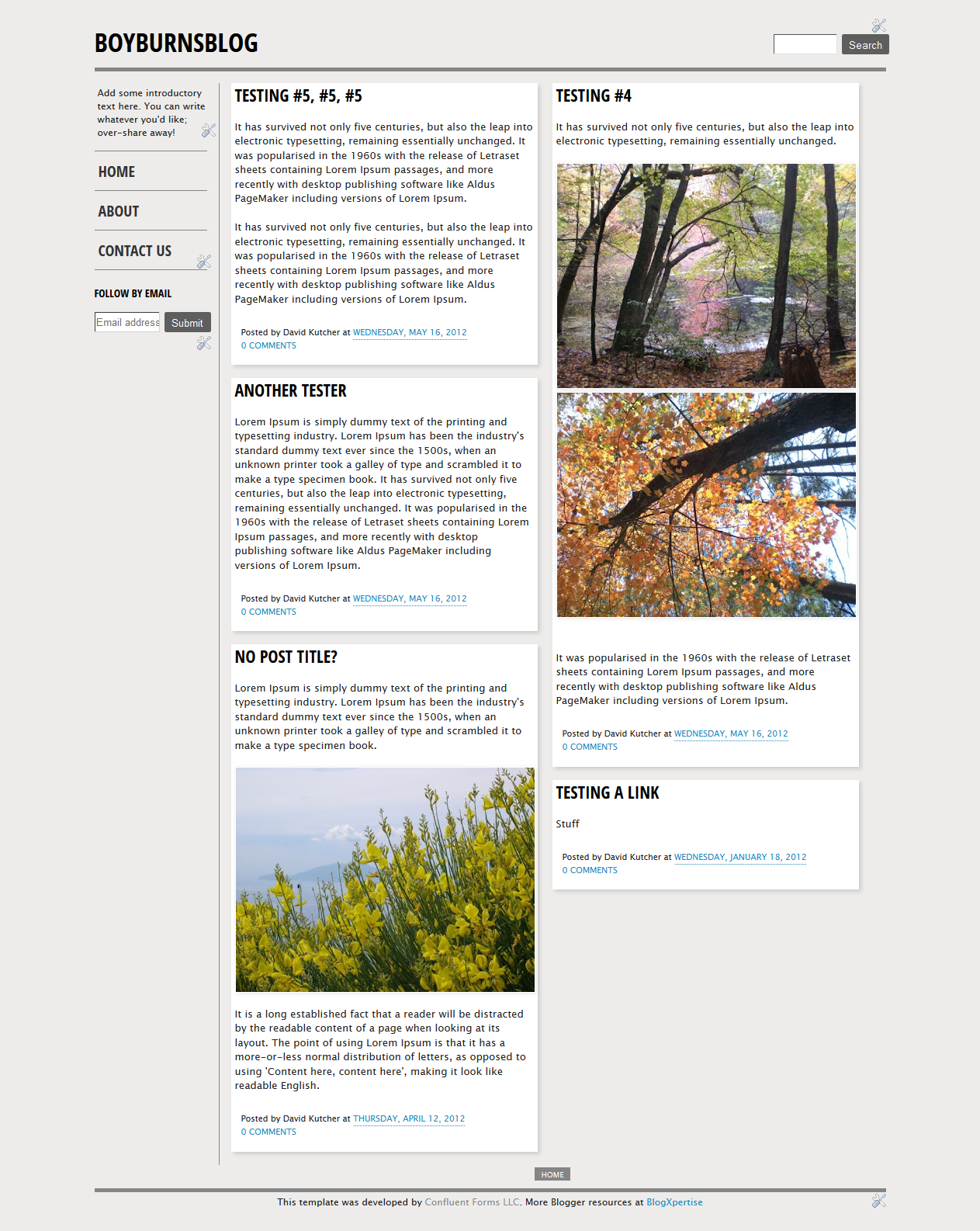 Blogspot Themes Minimalist