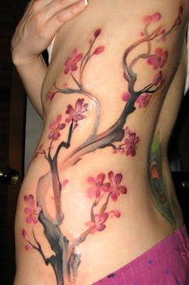 Blossom Tree Branch Tattoo