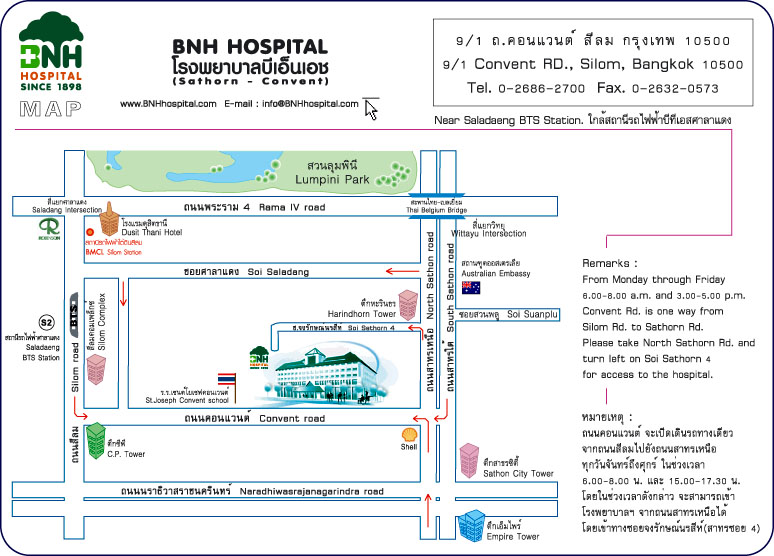 Bnh Hospital Bangkok