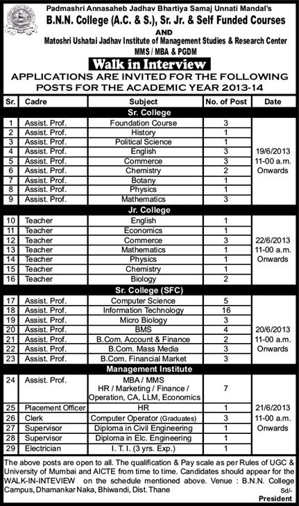 Bnn College Bhiwandi Thane