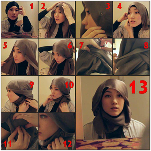 Cara Hijab Paris Modern