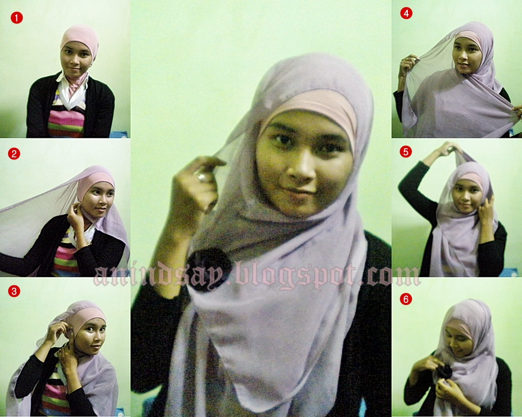 Cara Hijab Paris Simple