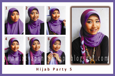 Cara Hijab Paris Simple