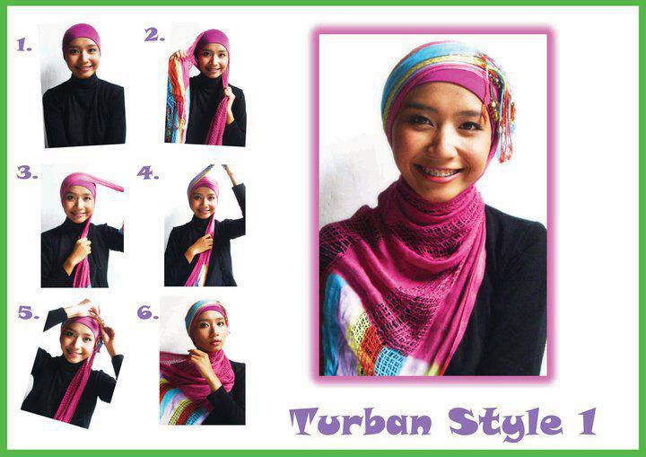 Cara Hijab Paris Simple