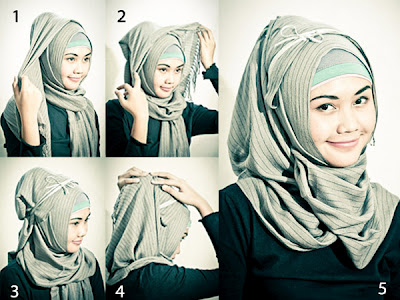 Cara Memakai Hijab Modern 2013