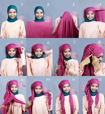Cara Memakai Hijab Modern 2013