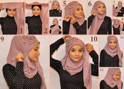 Cara Memakai Hijab Modern 2013