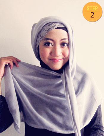 Cara Memakai Hijab Paris Modern