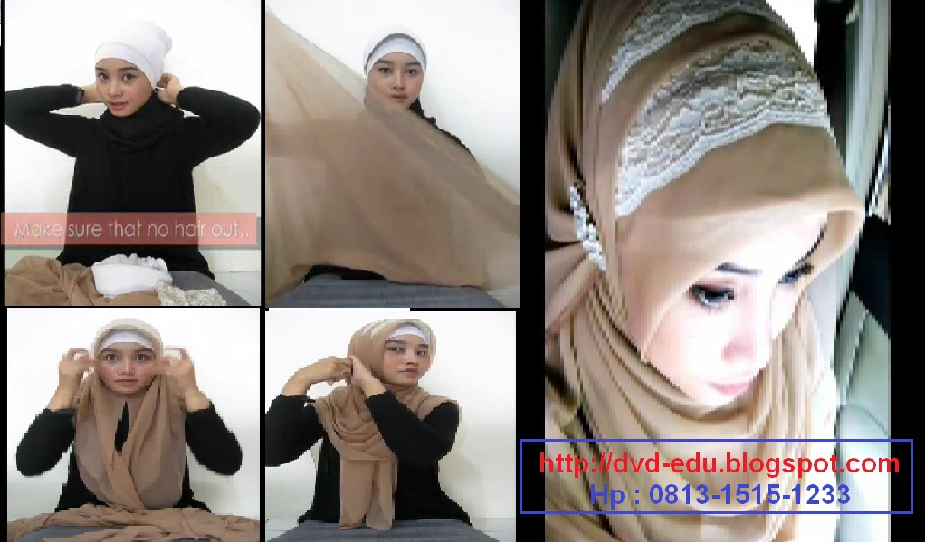 Cara Memakai Hijab Paris Simple