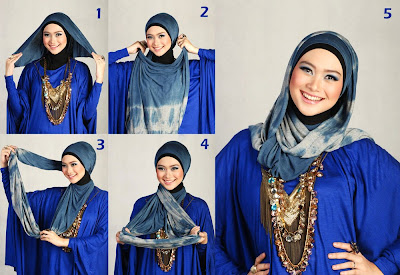 Cara Memakai Hijab Tutorial 2013