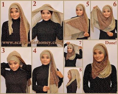 Cara Menggunakan Hijab Paris Modern