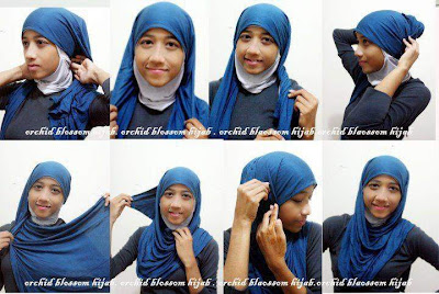 Cara Pakai Hijab Paris Modern