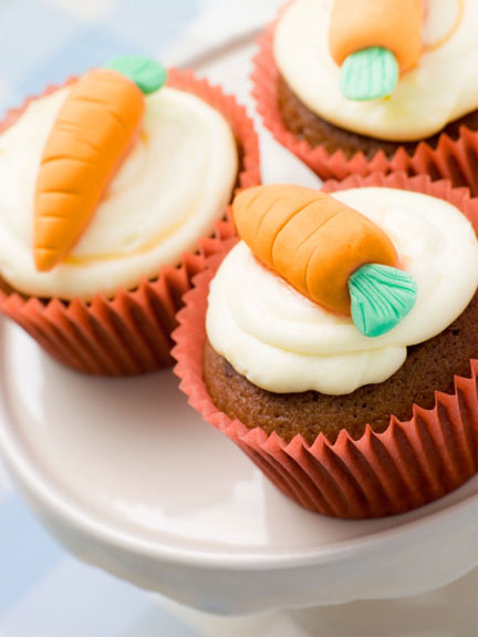 Carrot Cake Cupcakes With Cream Cheese Frosting Recipe