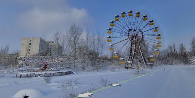 Chernobyl Map Google