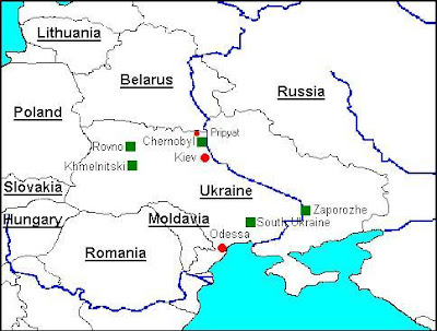 Chernobyl Map Location