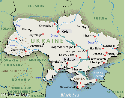 Chernobyl Map Ukraine