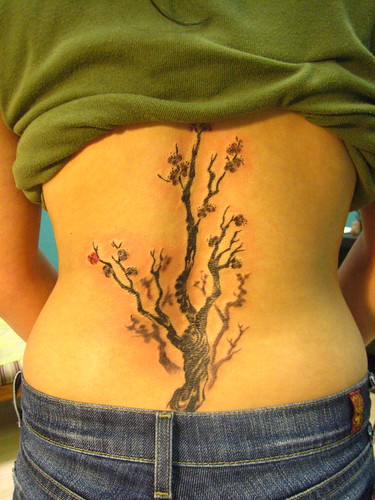 Cherry Blossom Tattoo Designs For Girls