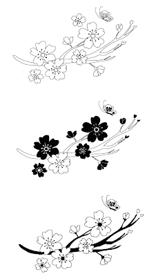 Cherry Blossom Tattoo Designs On Foot