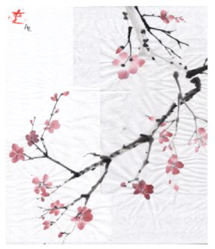Cherry Blossom Tree Painting