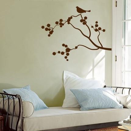 Cherry Blossom Tree Painting On Wall
