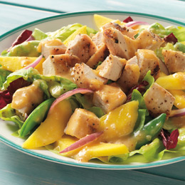 Chicken And Mango Salad With Lime Dressing