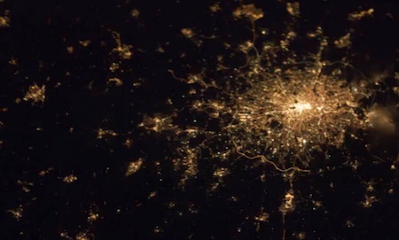 City Lights At Night From Space