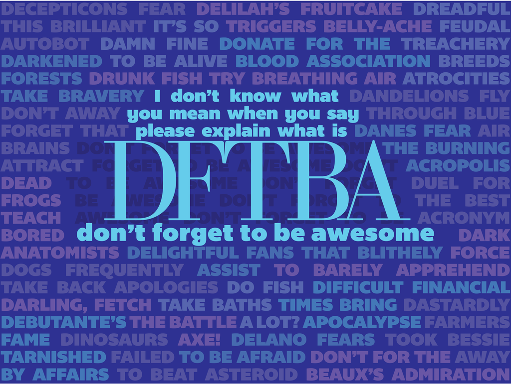 Dftba Poster