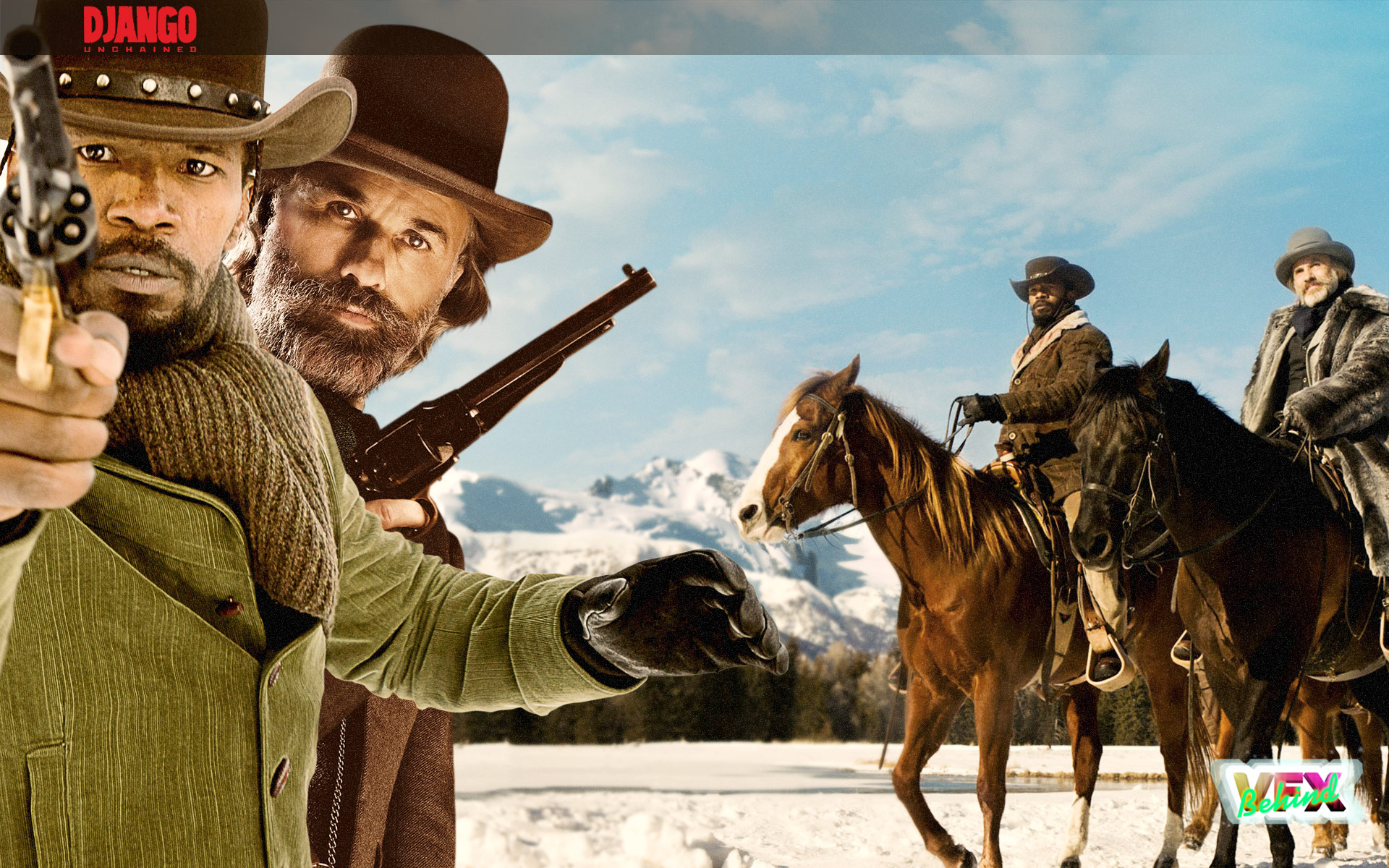 Django Unchained Christoph Waltz Wallpaper